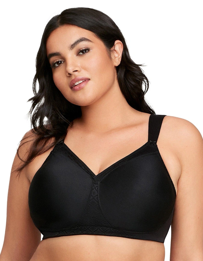 Magiclift Non Wire Seamless Support Tshirt Bra - Black