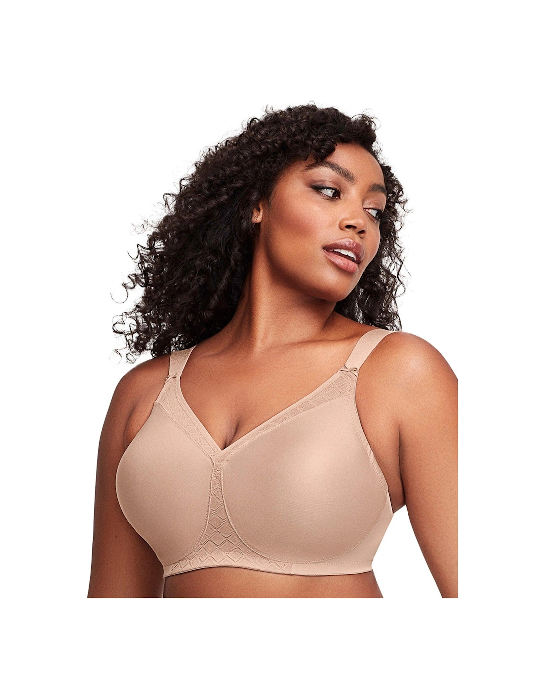 Magiclift Non Wire Seamless Support Tshirt Bra - Café Beige