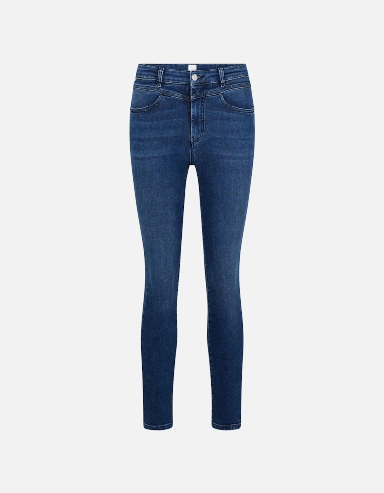 Skinny-Fit Cropped Jeans