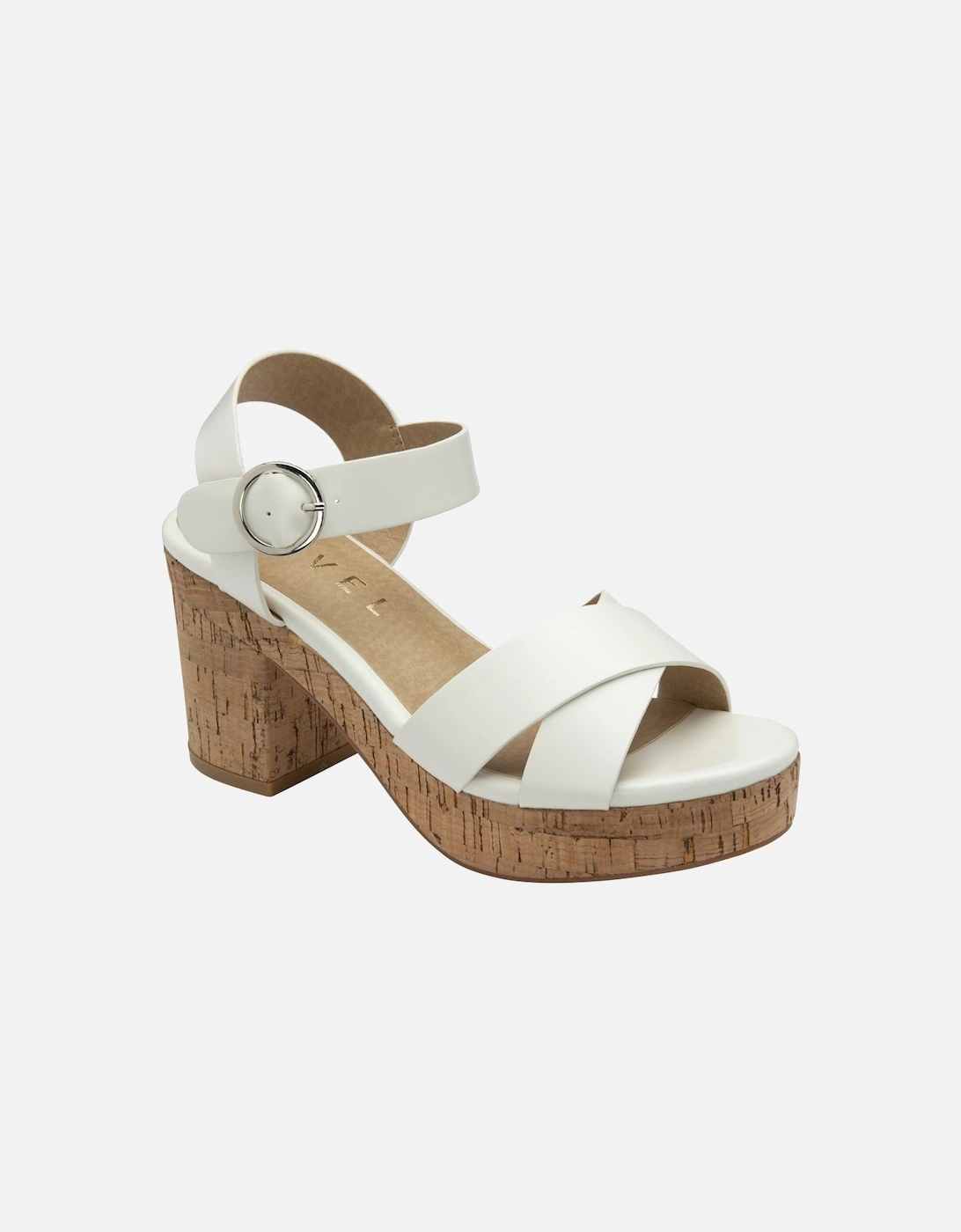Ravel Women's Ghent Womens Heeled Sandals - White - Size: 5