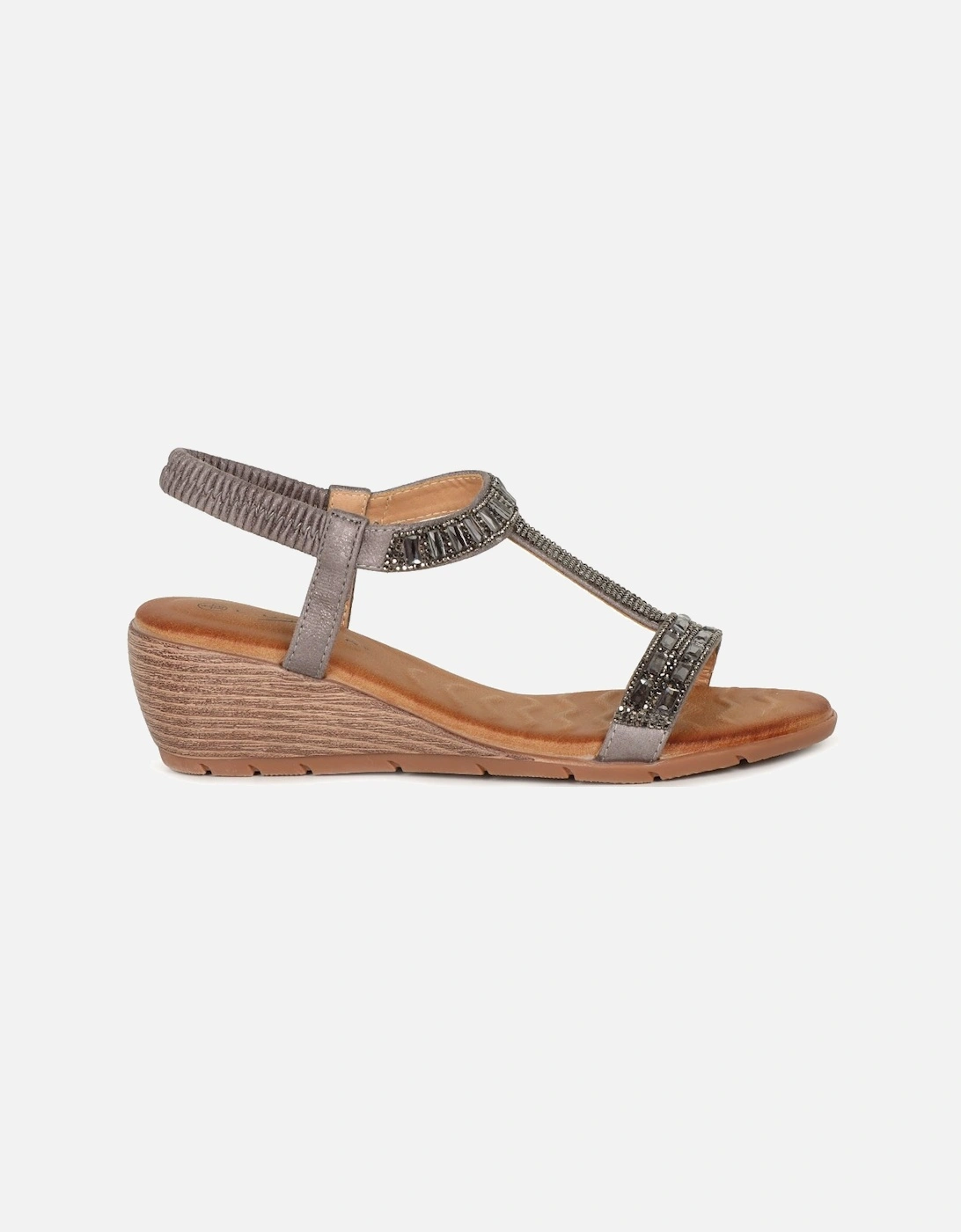 Macie Womens Wedge Heel Sandals