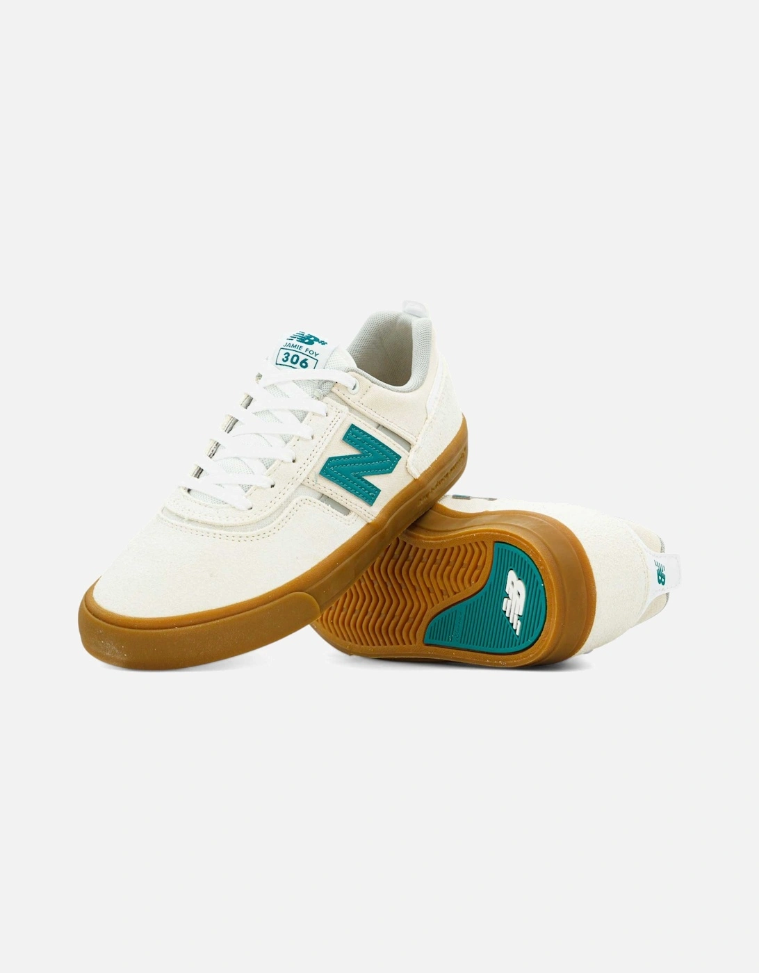 NM306 Jamie Foy Shoes - Sea Salt/Green, 6 of 5