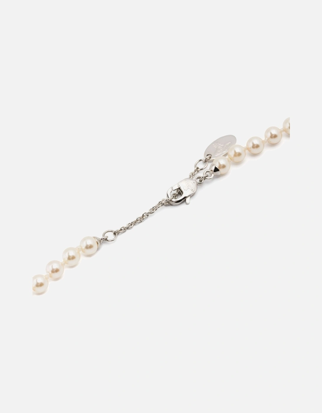 Olympia Pearl Necklace Silver