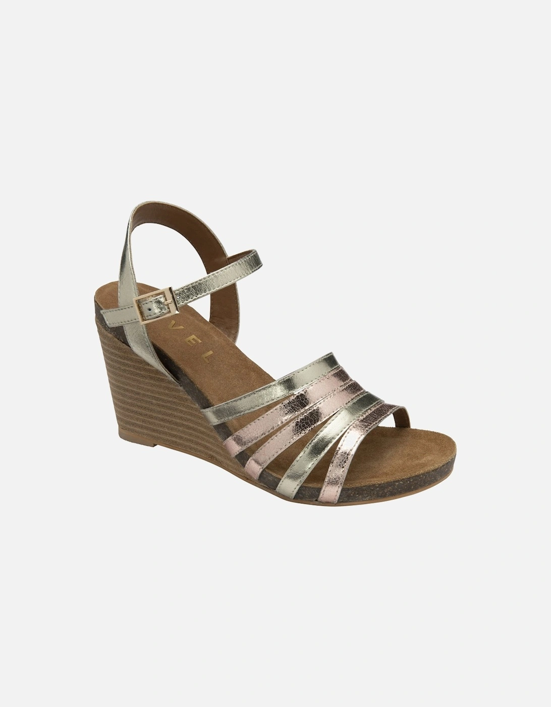 Findon Womens Wedge Sandals, 5 of 4