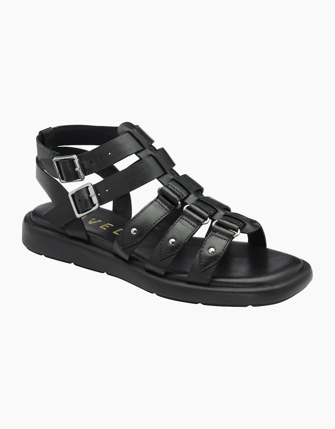 Ravel Women's Mere Womens Gladiator Sandals - Black - Size: 3