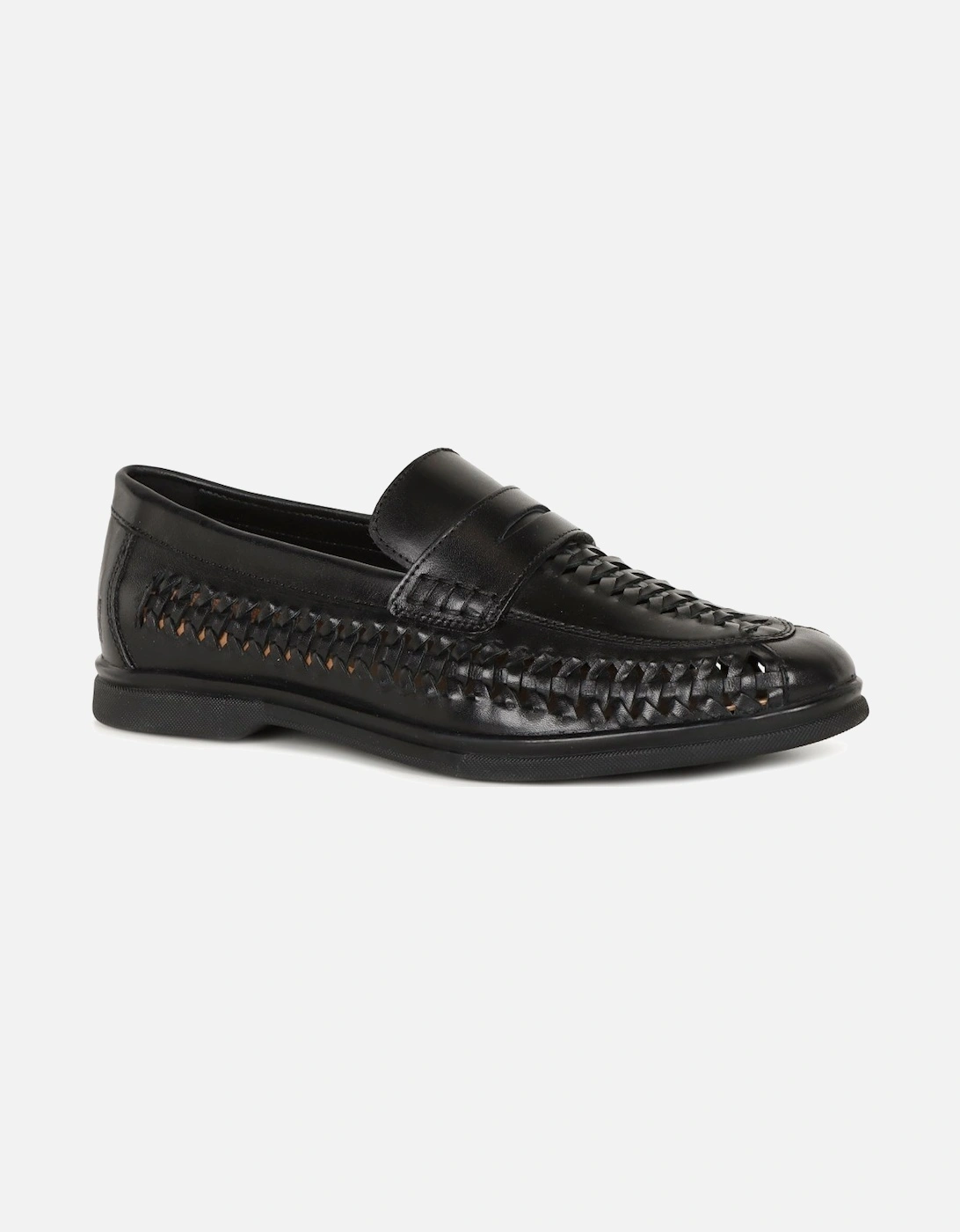 Hush Puppies Men's Black Bowie Loafers - Size 11