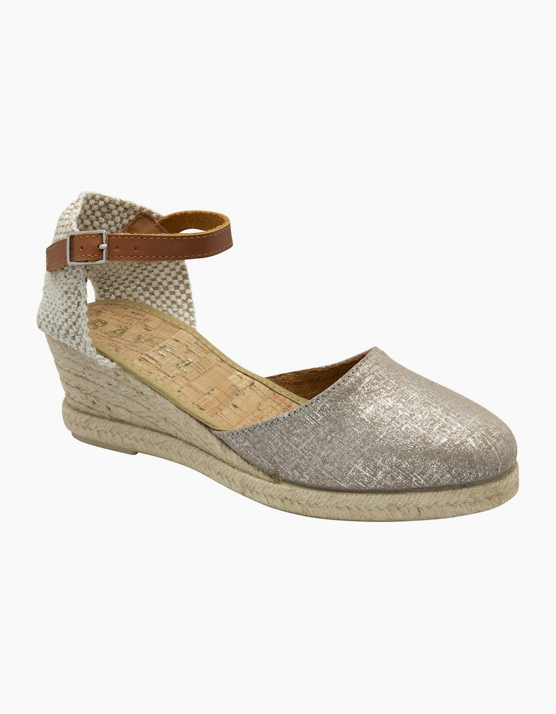 Ravel Women's Vista Womens Espadrille Wedges - Silver - Size: 4