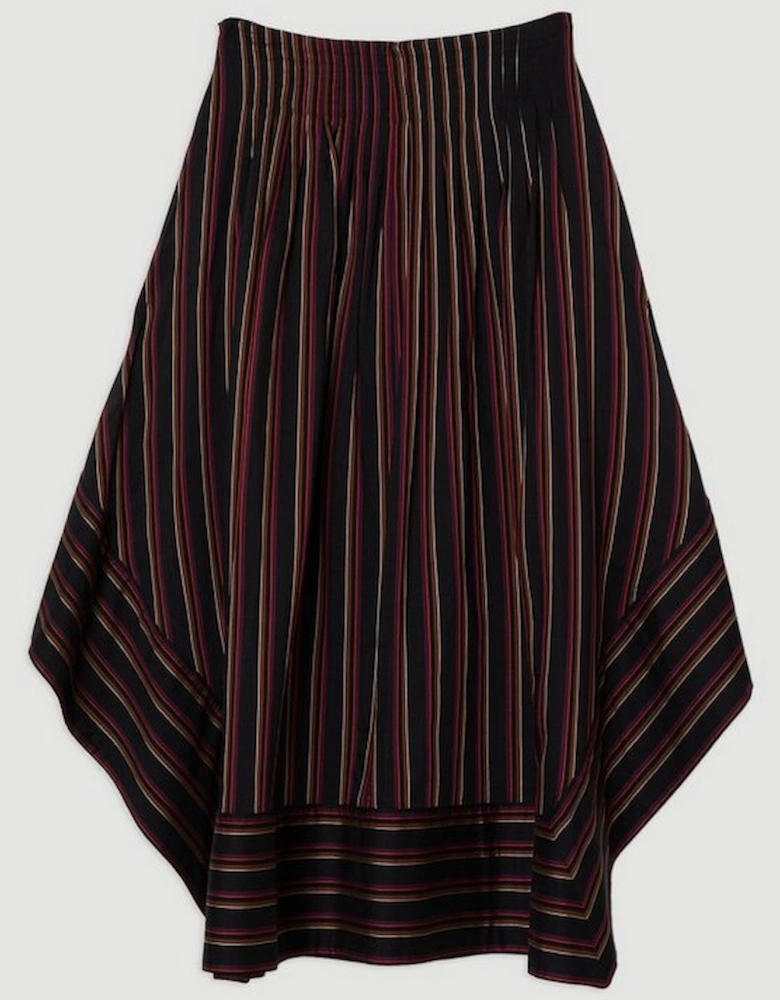 Premium Cotton Tailored Full Maxi Skirt