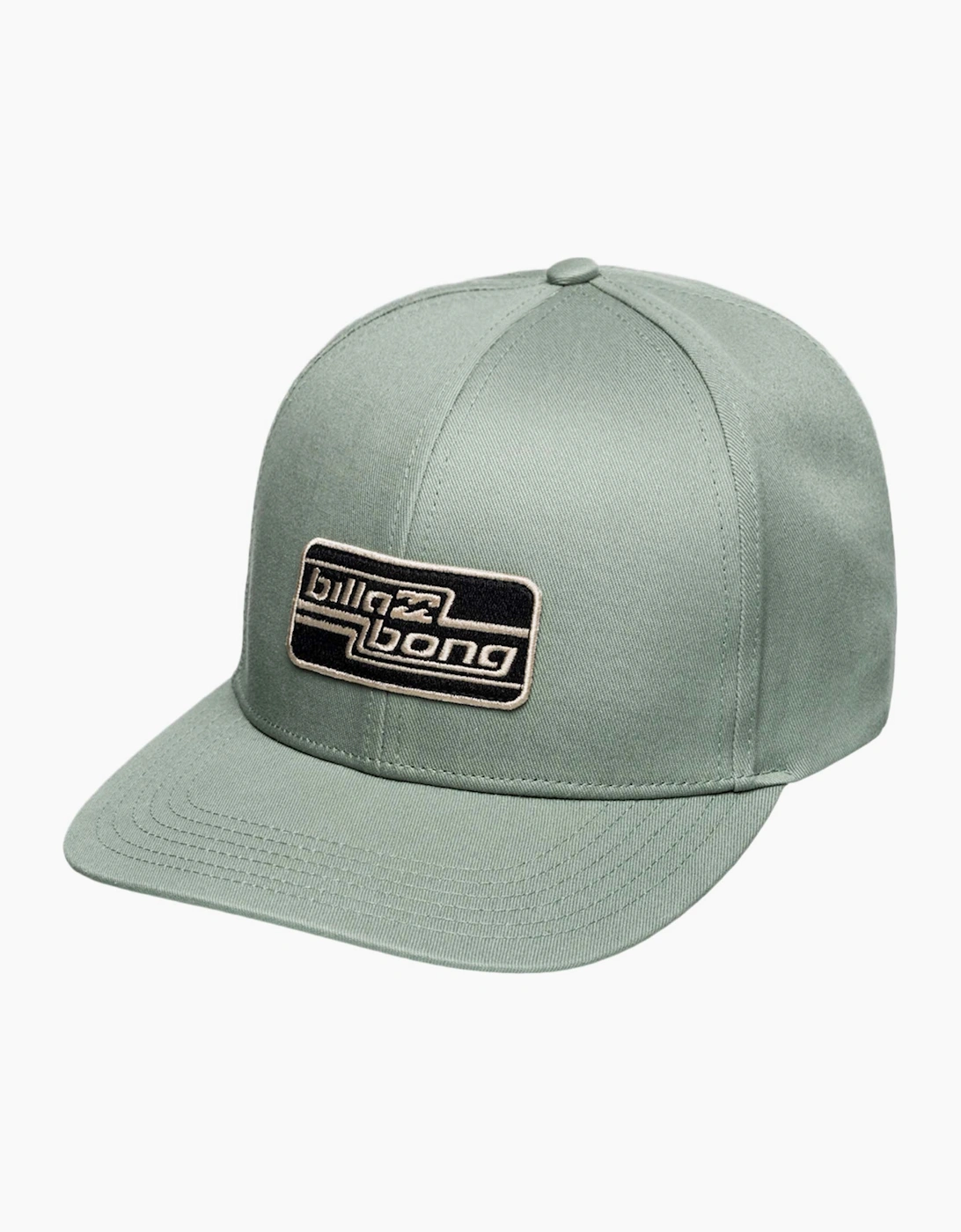 Billabong Men's Green Walled Snapback Baseball Cap - Size: One Size