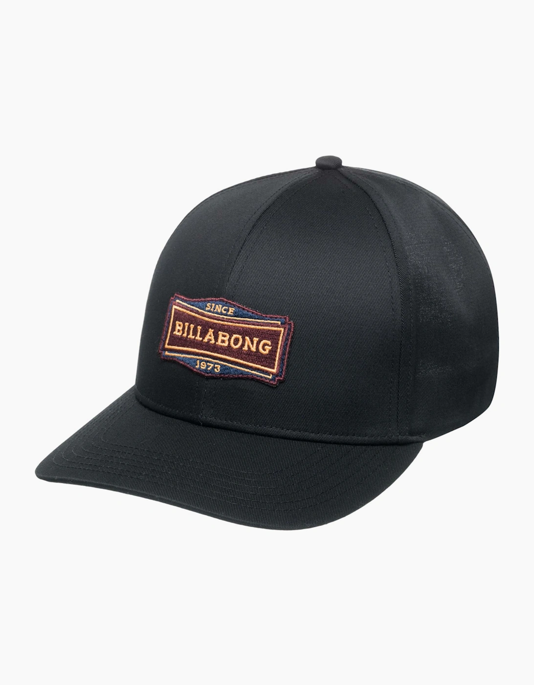 Billabong Men's Black Walled Snapback Baseball Cap - Size: One Size