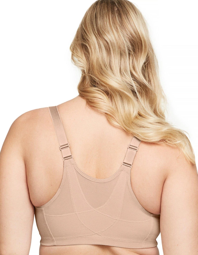 Front Close Posture Back Bra - Beige