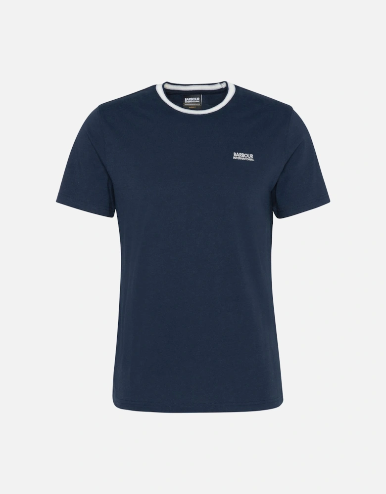 Luca Tipped T-shirt Navy