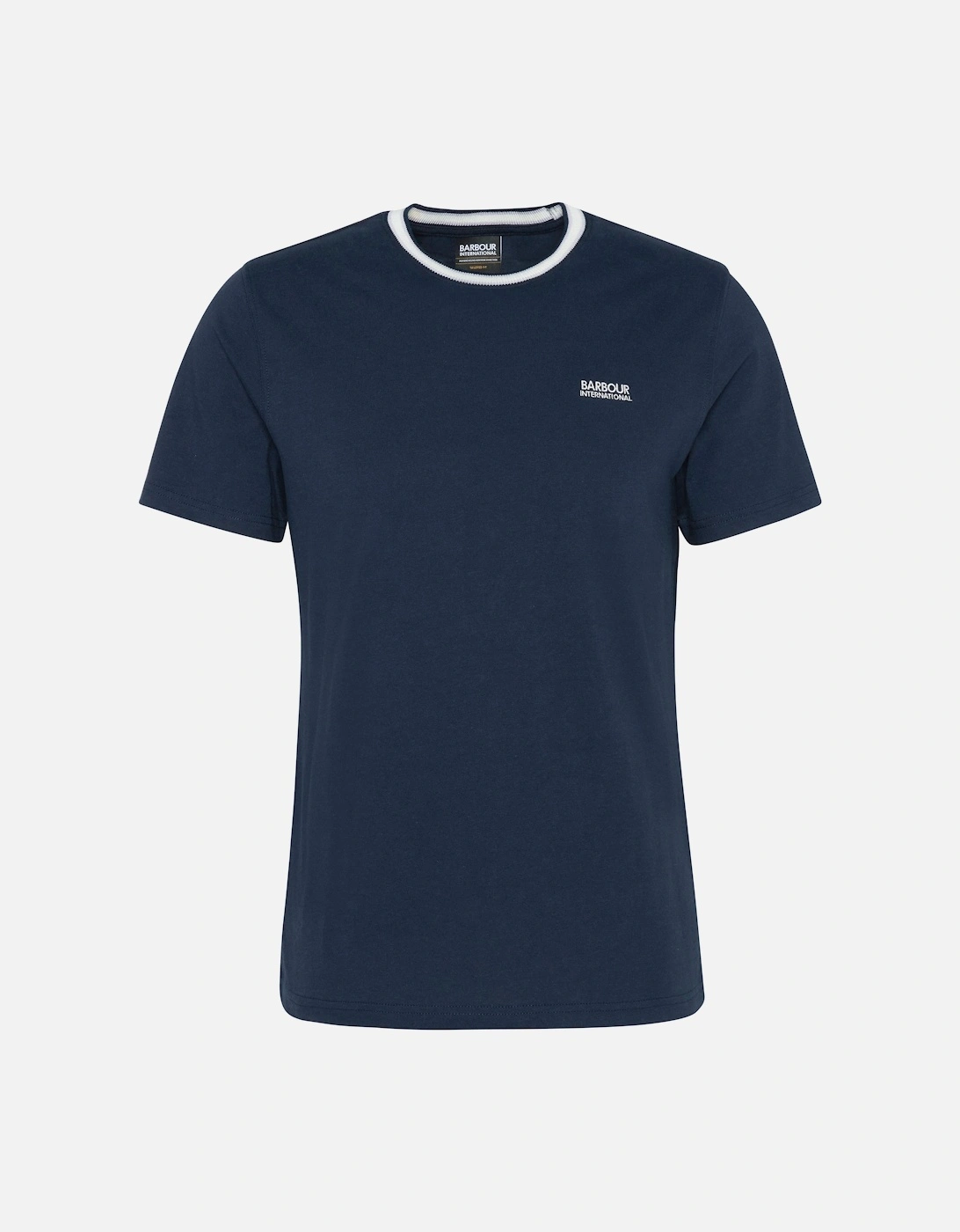 Luca Tipped T-shirt Navy, 4 of 3