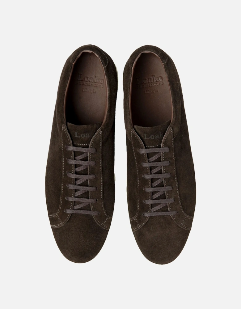 Sprint Casual Shoe Dark Brown Suede