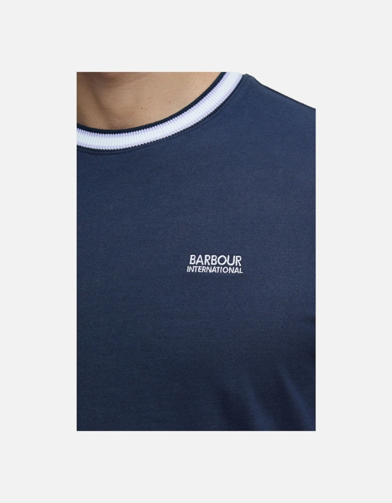 Luca Tipped T-shirt Navy