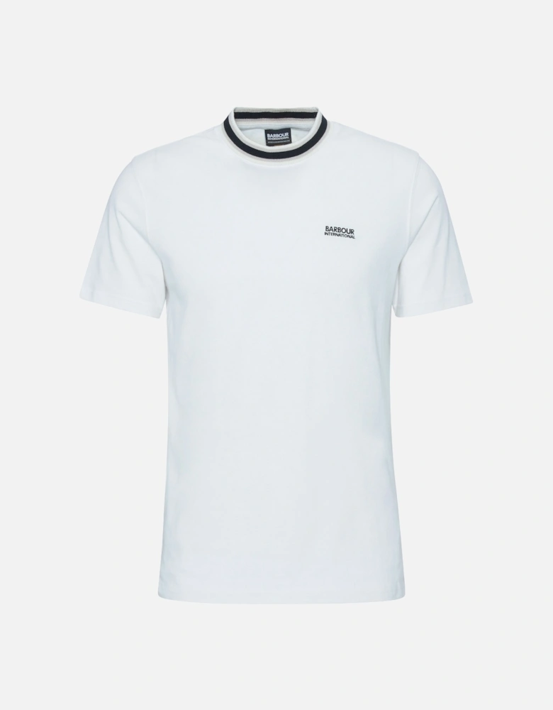 Luca Tipped T-shirt Whisper White