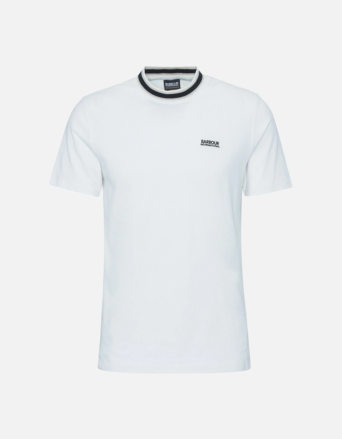 Luca Tipped T-shirt Whisper White, 4 of 3