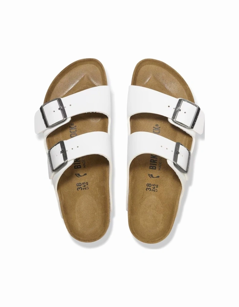 Birkenstock Women's Arizona Birko-Flor Regular Fit White