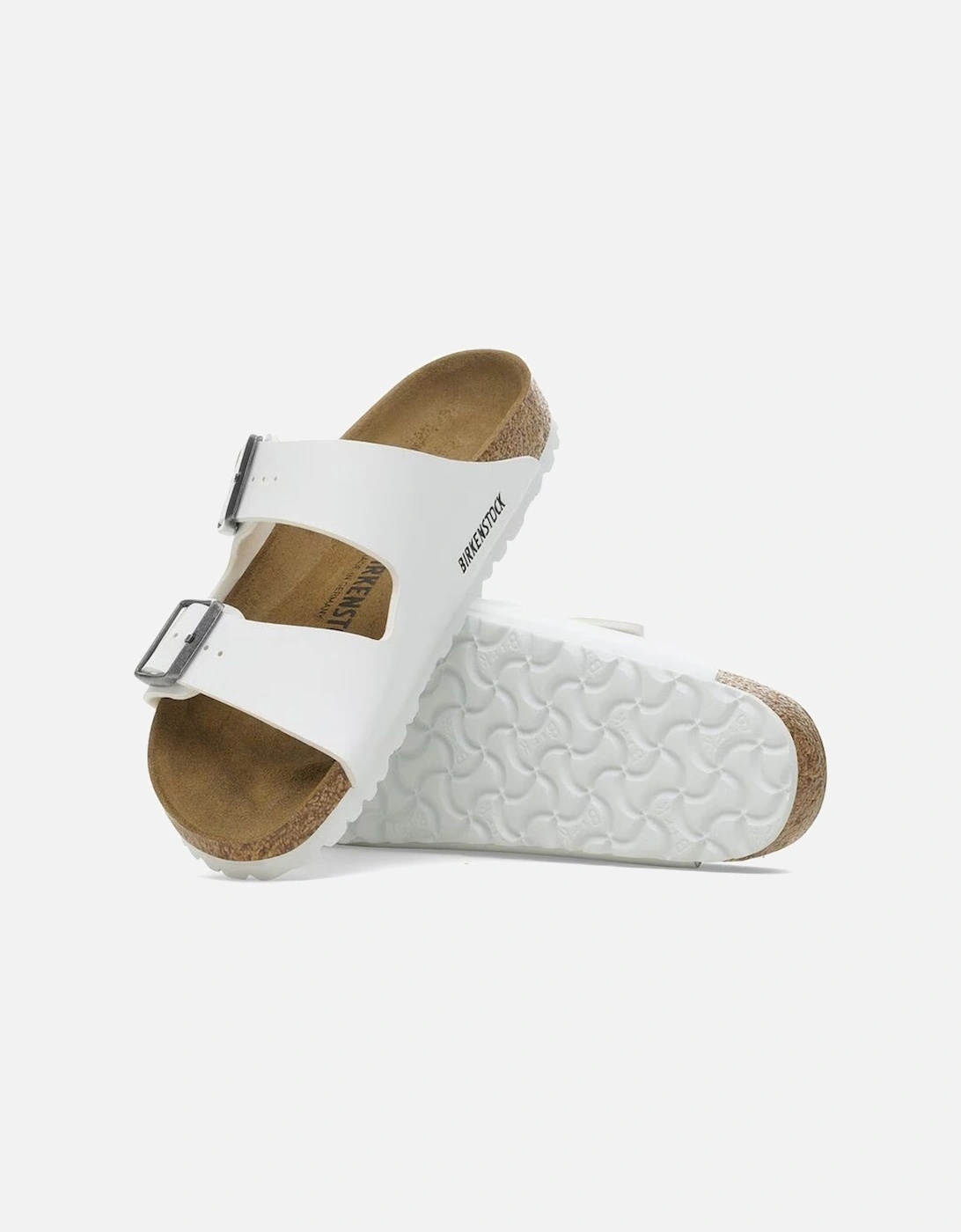 Birkenstock Women's Arizona Birko-Flor Regular Fit White