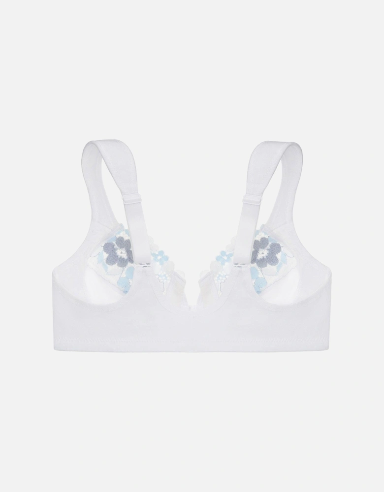 1241 Wonder Wire Front Closure Bra - White