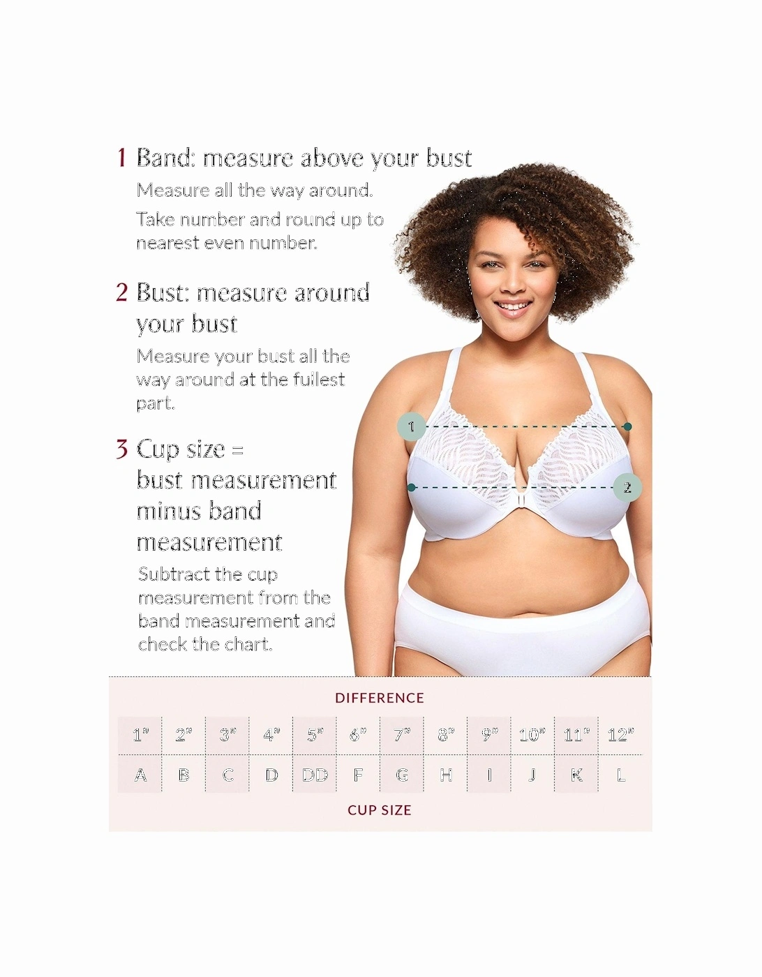 1241 Wonder Wire Front Closure Bra - White