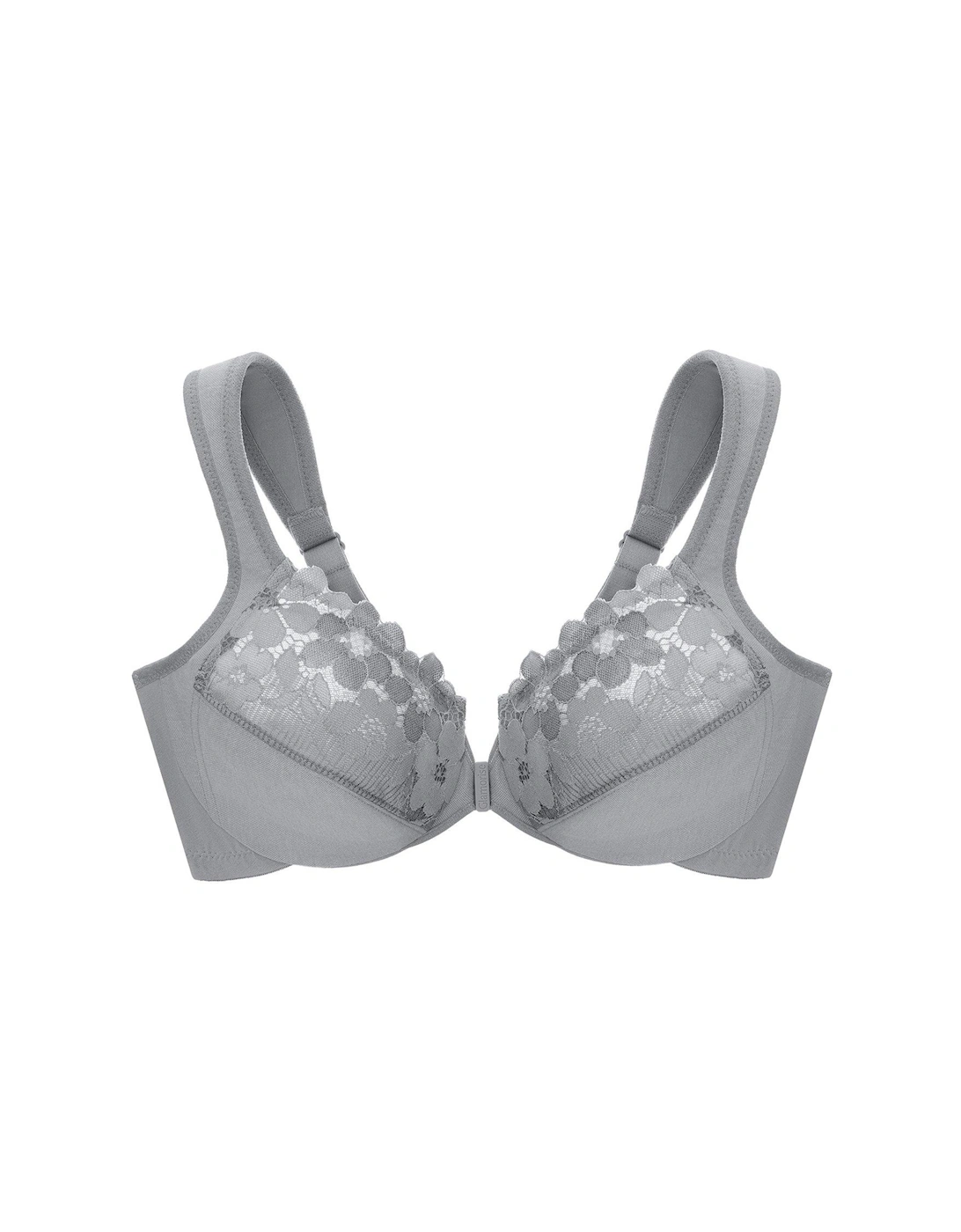 1241 Wonder Wire Front Closure Bra - Silver