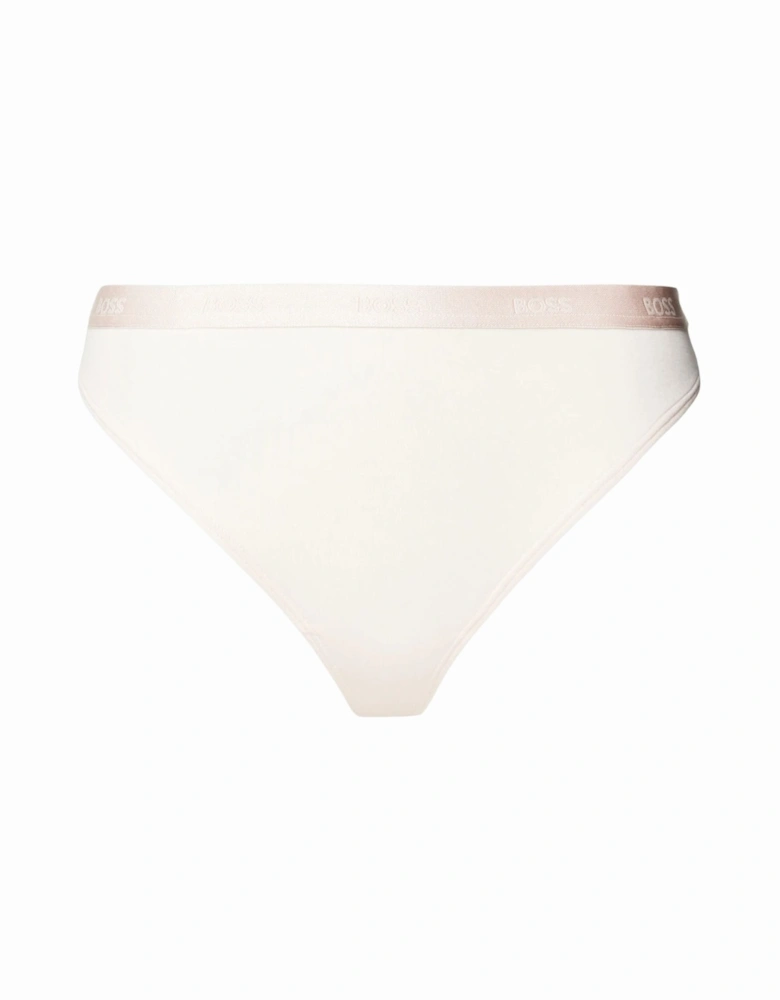 CI Logo Waistband Thong, Light/Pastel Pink