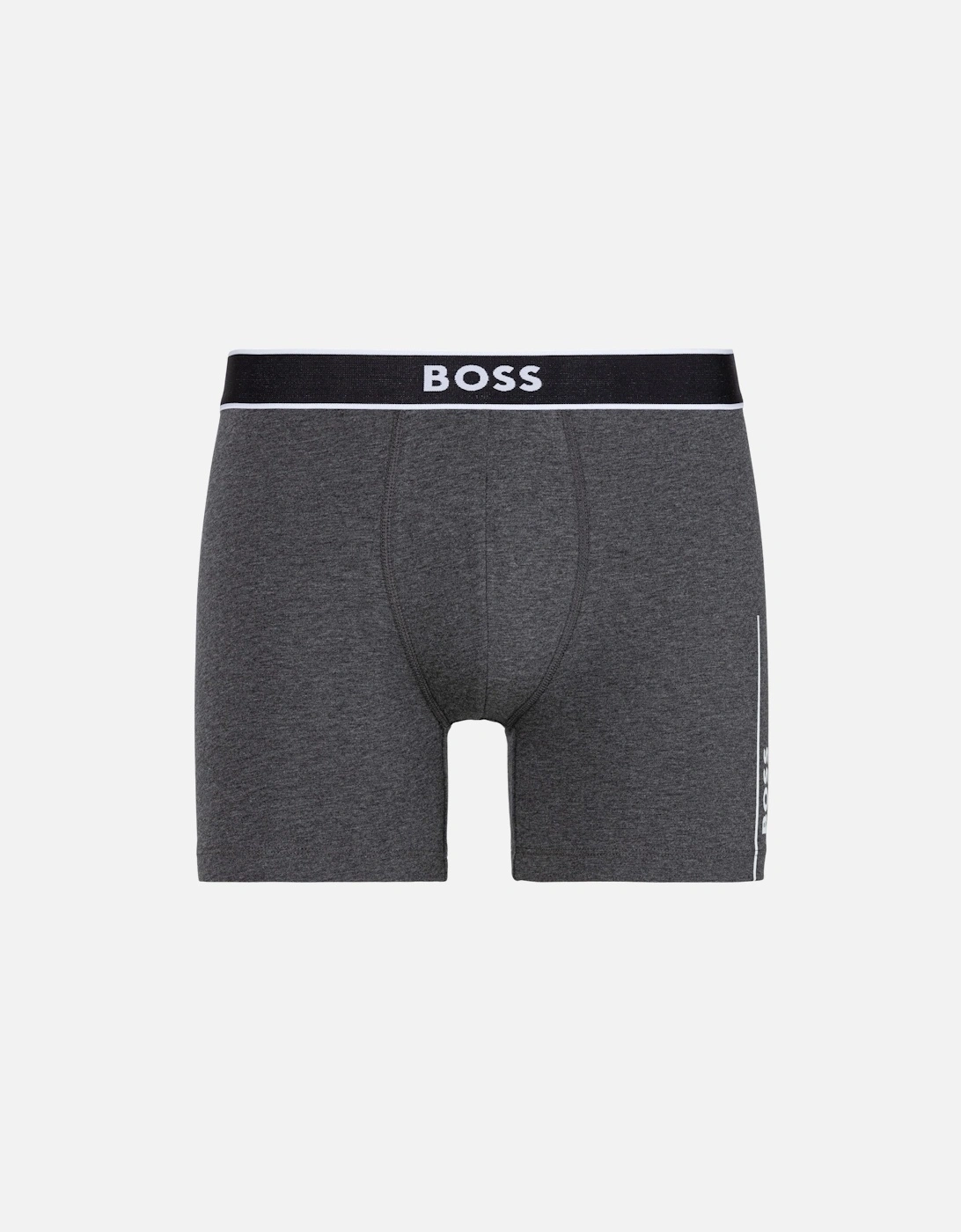 24 Side Logo Boxer Brief, Charcoal Grey, 9 of 8