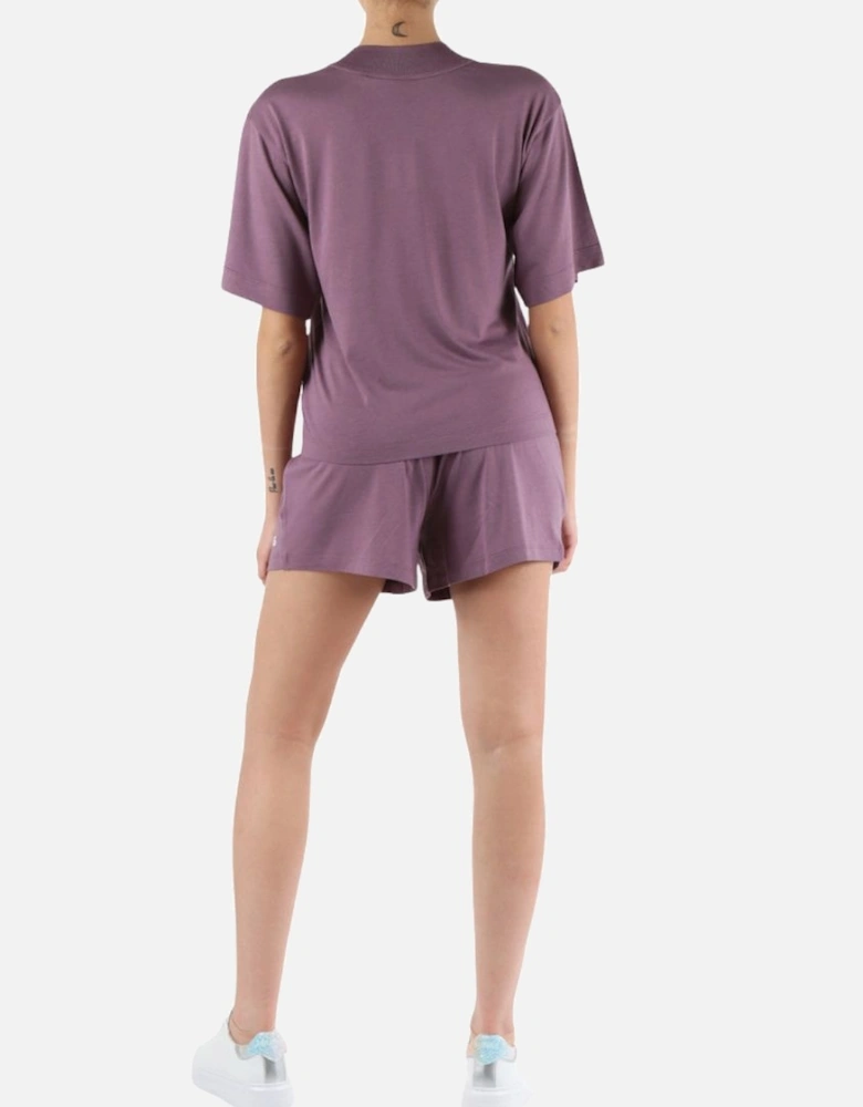 Bamboo Adeline Short Pyjama Set, Purple