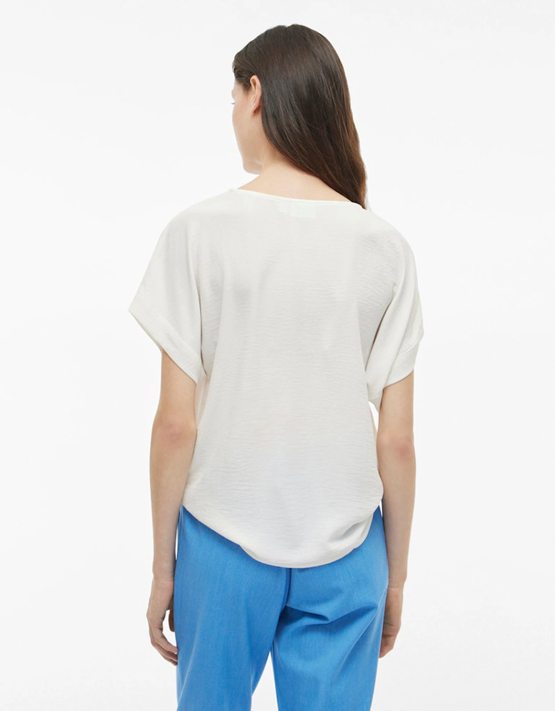 Josa Short Sleeve Top Snow White