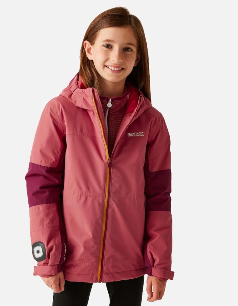 Girls Beamz IV Full Zip Hooded Waterproof Jacket