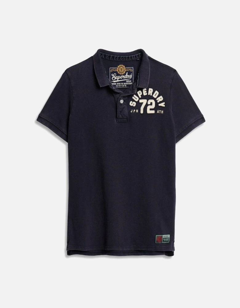 Men's Vintage Athletic Polo Eclipse Navy