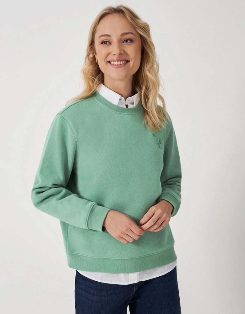 Women's Supersoft Crew Neck Sweatshirt Green