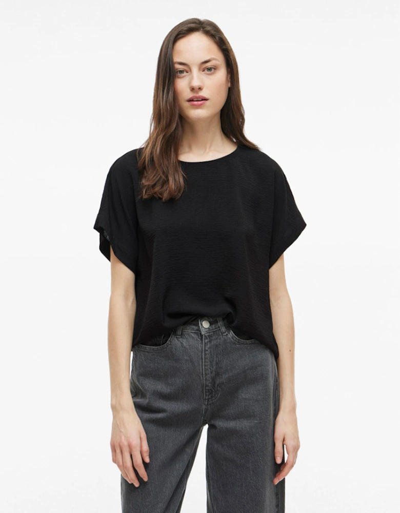 Josa Short Sleeve Top Black Beauty