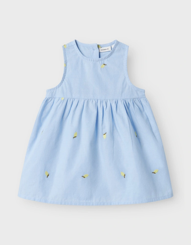 Baby Girl's Derilla Spencer Short Dress Serenity/Lemon