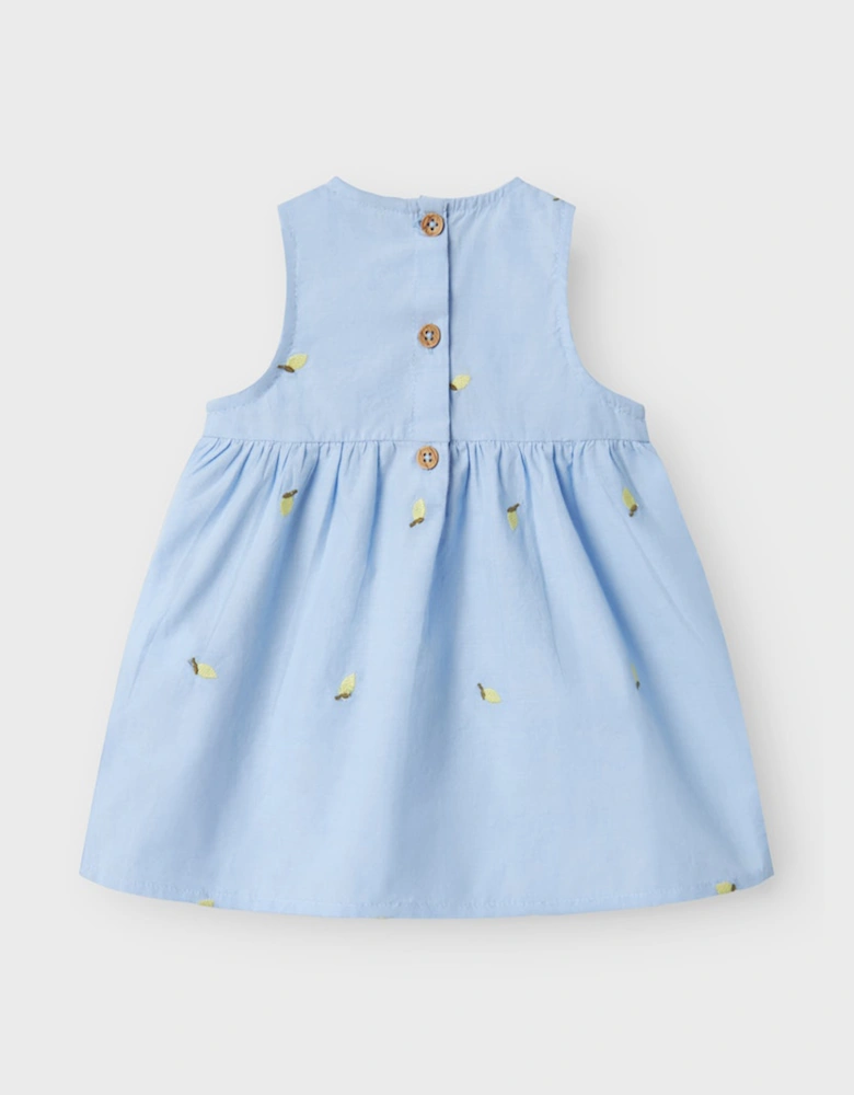 Baby Girl's Derilla Spencer Short Dress Serenity/Lemon