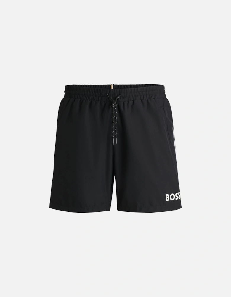 Starfish Swim Shorts, Black