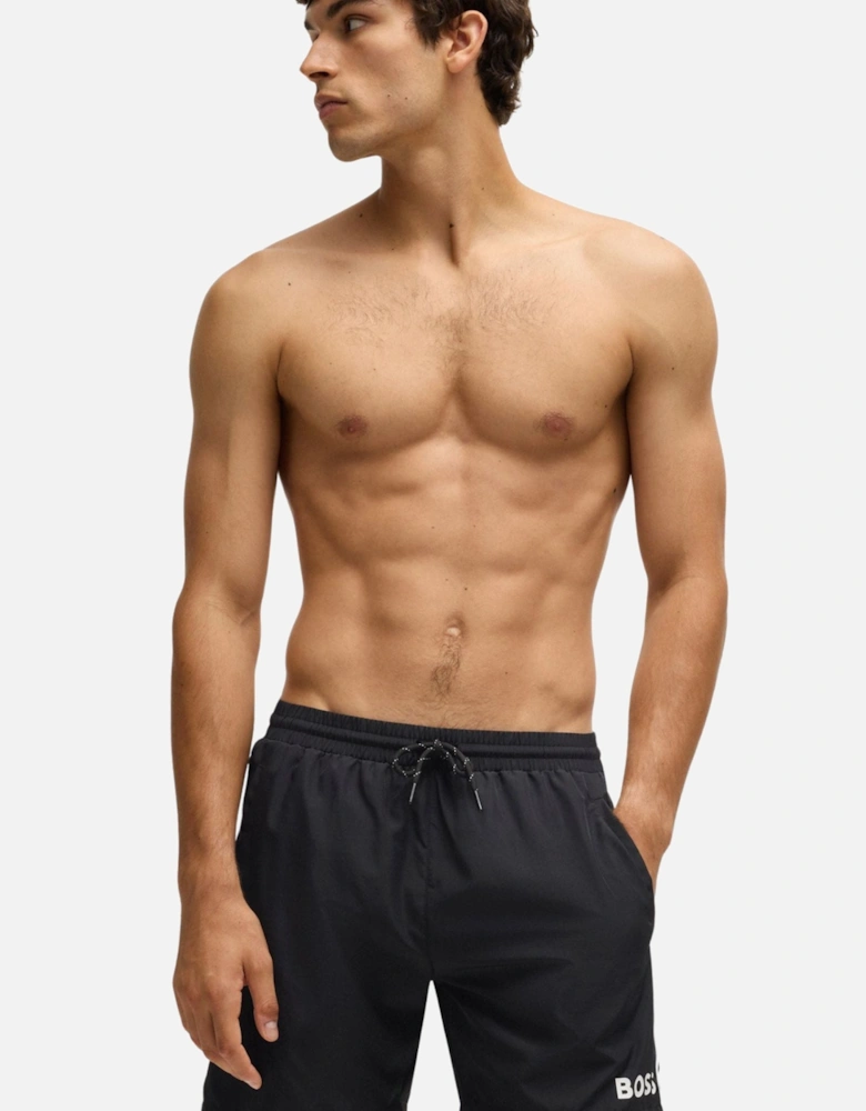 Starfish Swim Shorts, Black