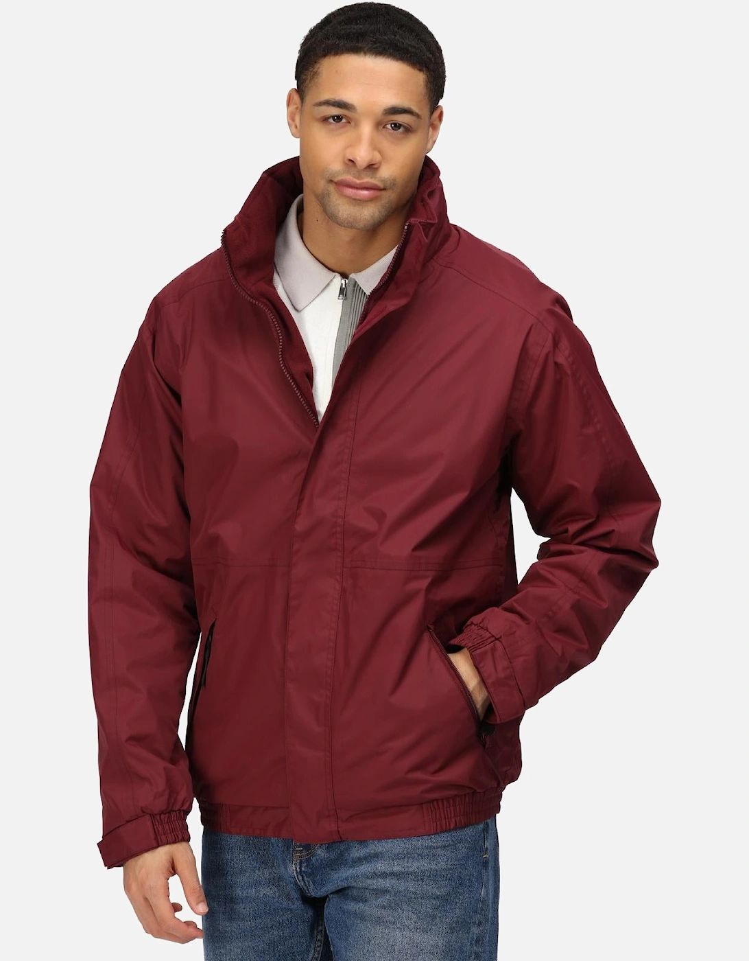 Professional Mens Dover Fleece Lined Bomber Jacket, 2 of 1