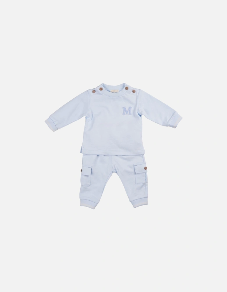 Boys Pale Blue Tracksuit