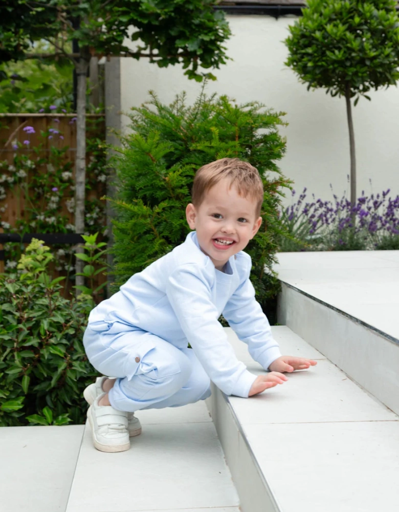 Boys Pale Blue Tracksuit