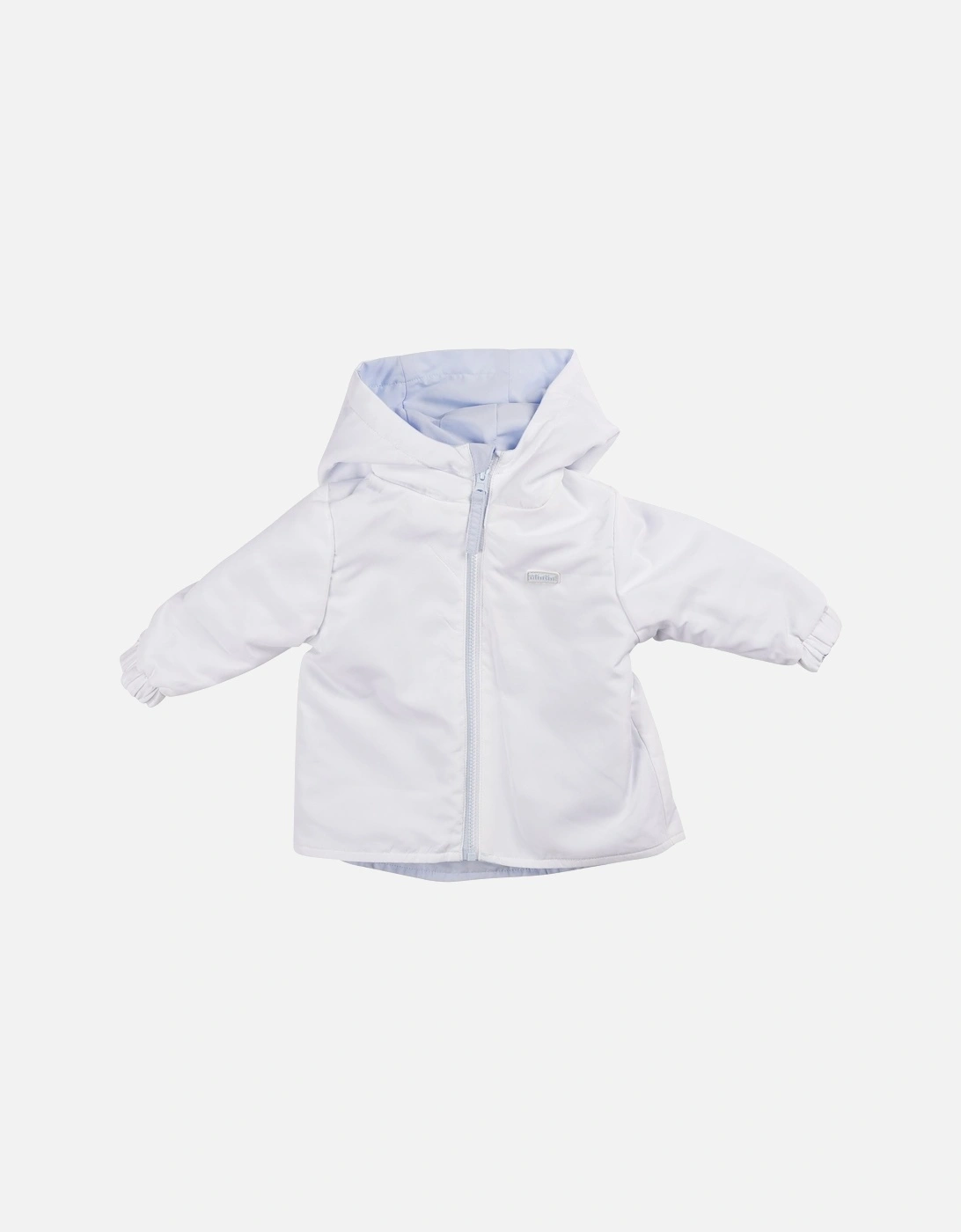 Boys Pale Blue and White Reversible Lightweight Jacket