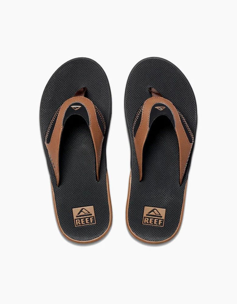 FANNING Mens Sandals Black/Tan