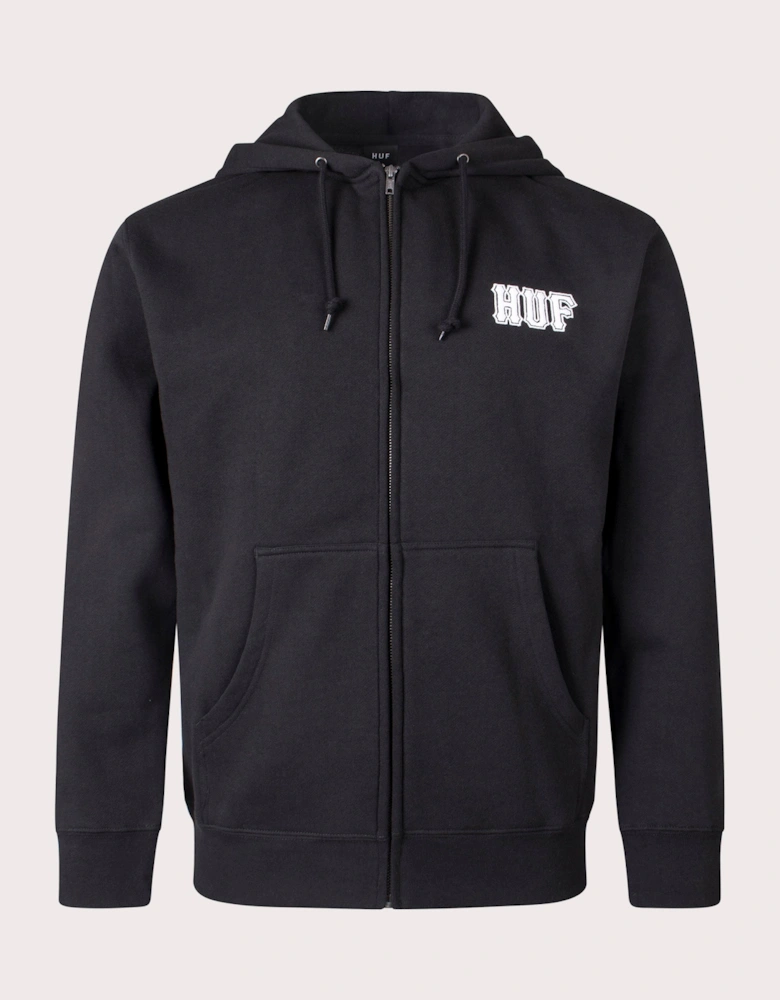 Set Classic Logo Zip Through Hoodie