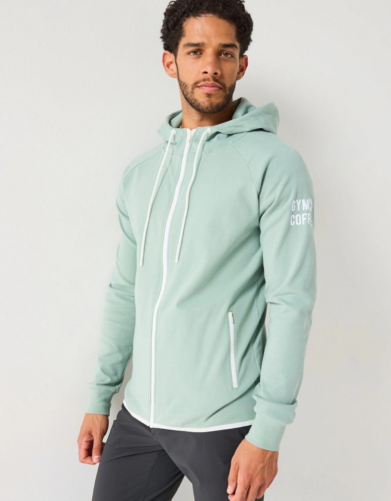 Men's Training Chill Zip Hoodie - Green