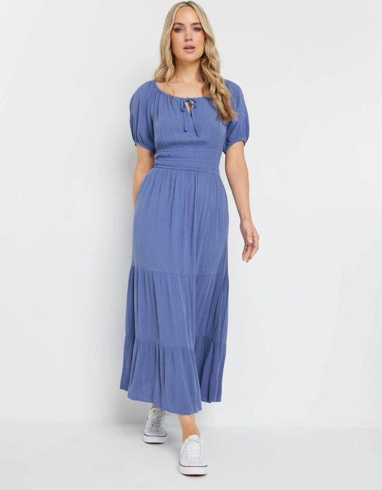 Gypsy Tiered Dress - Blue