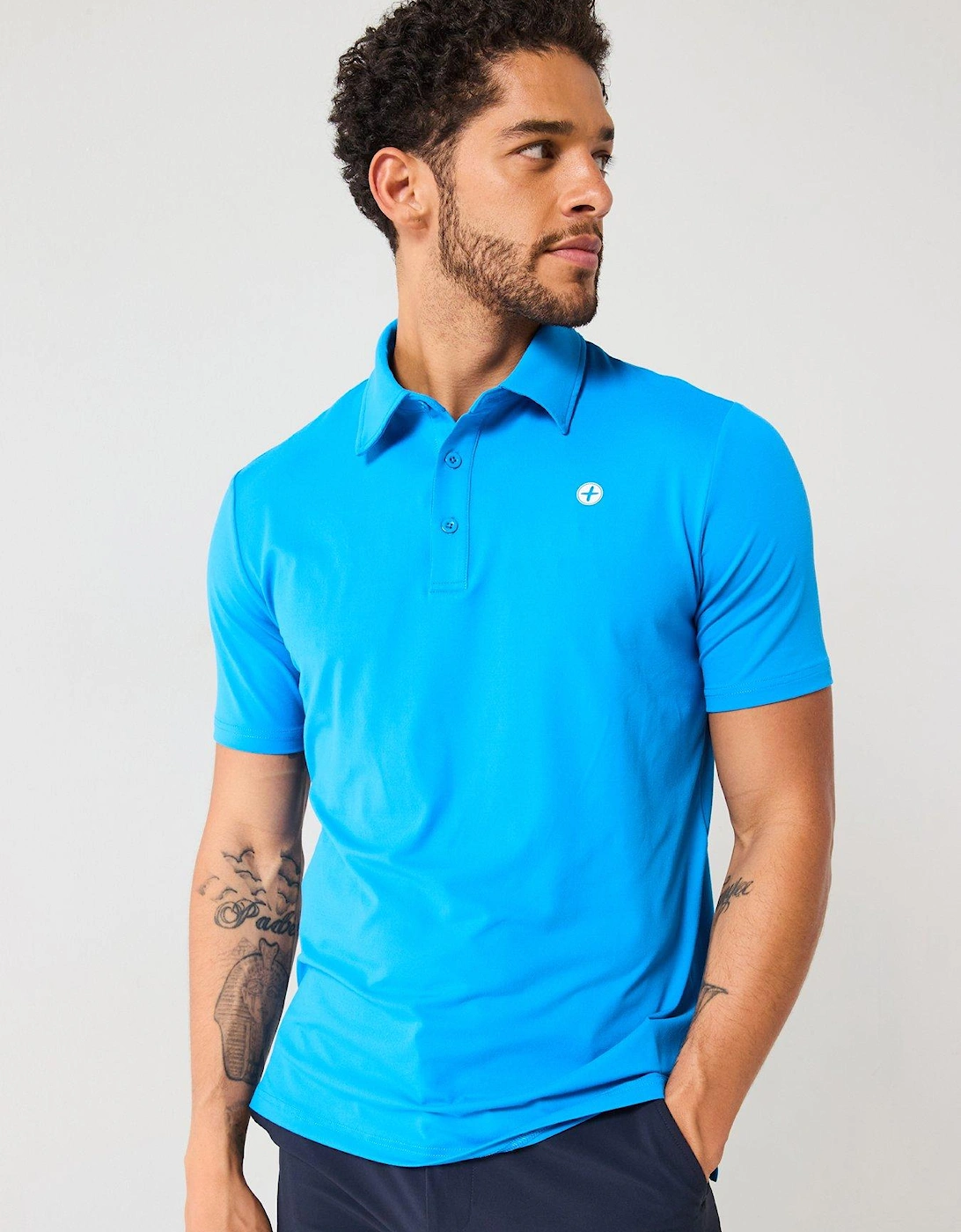Men's Training Polo - Blue, 6 of 5
