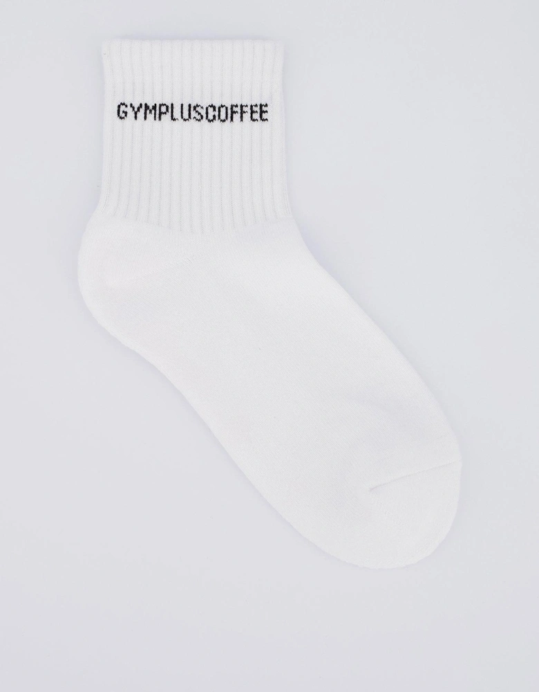 Quarter Length Everyday Sock - White