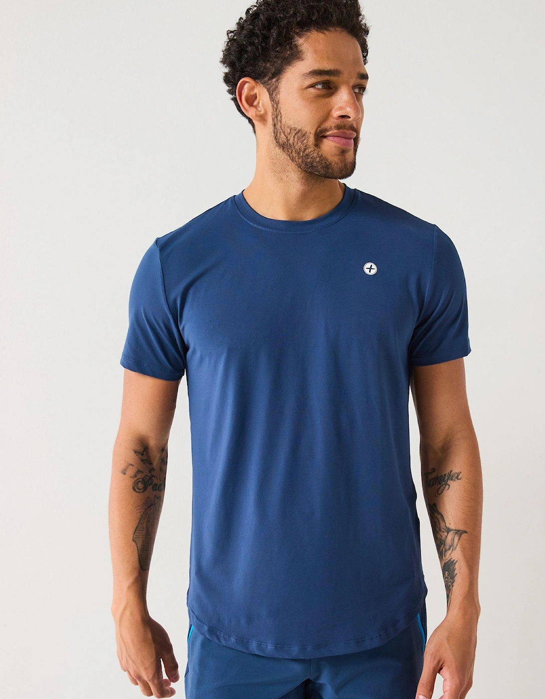 Men's Training Tee - Blue, 6 of 5