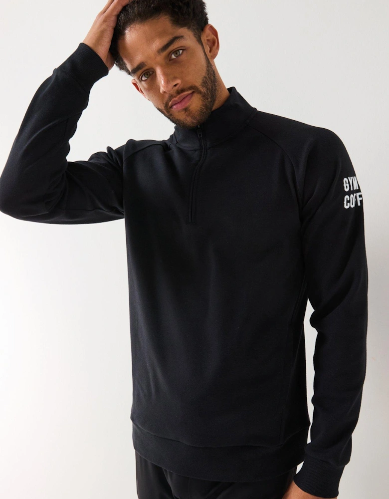 Men's Training Chill Half Zip - Black